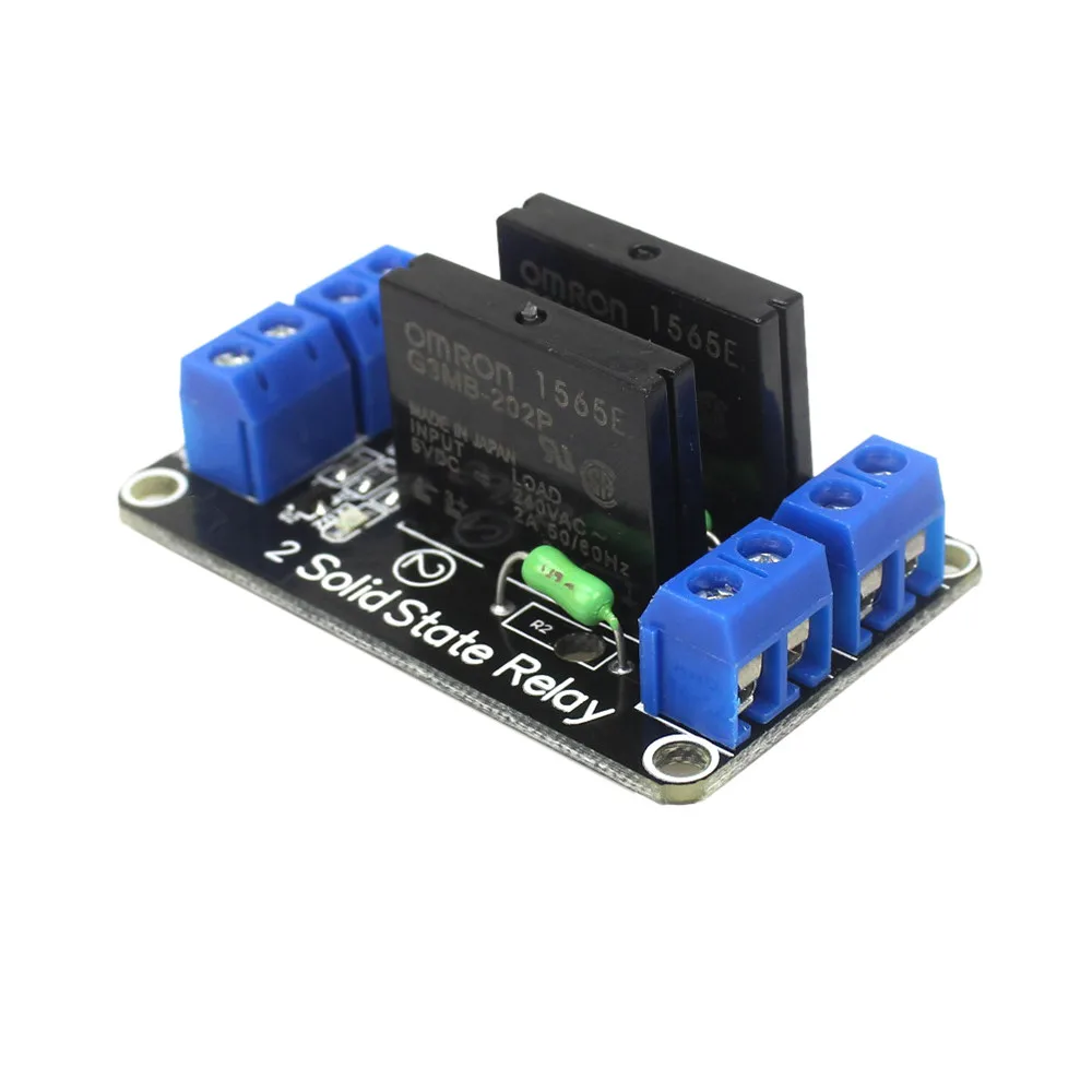 1/2/4 Channel 5V DC Relay Module Solid State Low Level G3MB-202P Relay SSR AVR DSP Output with Resistive Fuse For Arduino