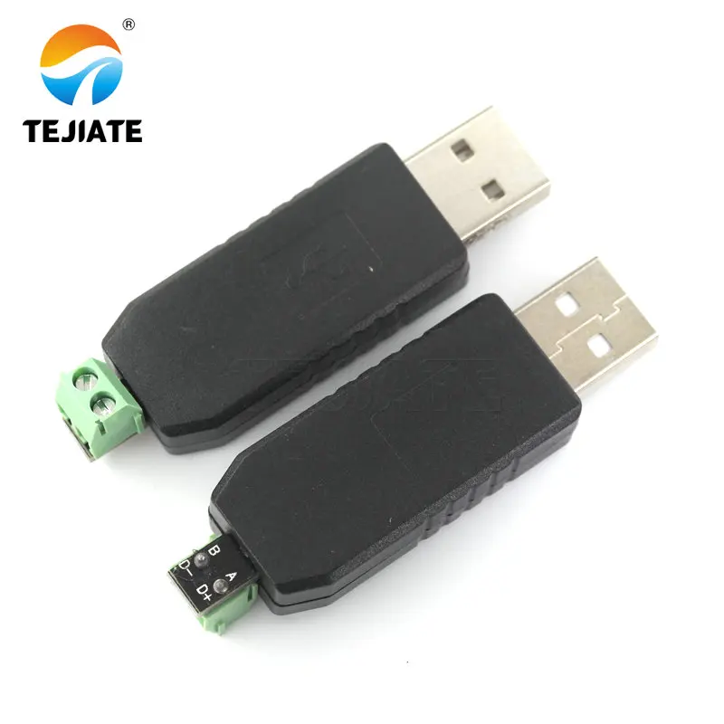 1PCS Smart Electronics USB to RS485 Converter Adapter Support Win7 XP Vista Linux Mac OS WinCE5.0 RS 485 RS-485