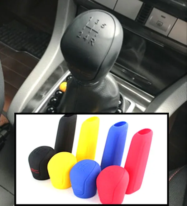 Fit For Ford Focus 2 3 MK2 MK3 Fiesta Handbrake Gear Head Shift Knob Silicone Cover Skin 2009 2010 2011 2012 2013 2014 2015