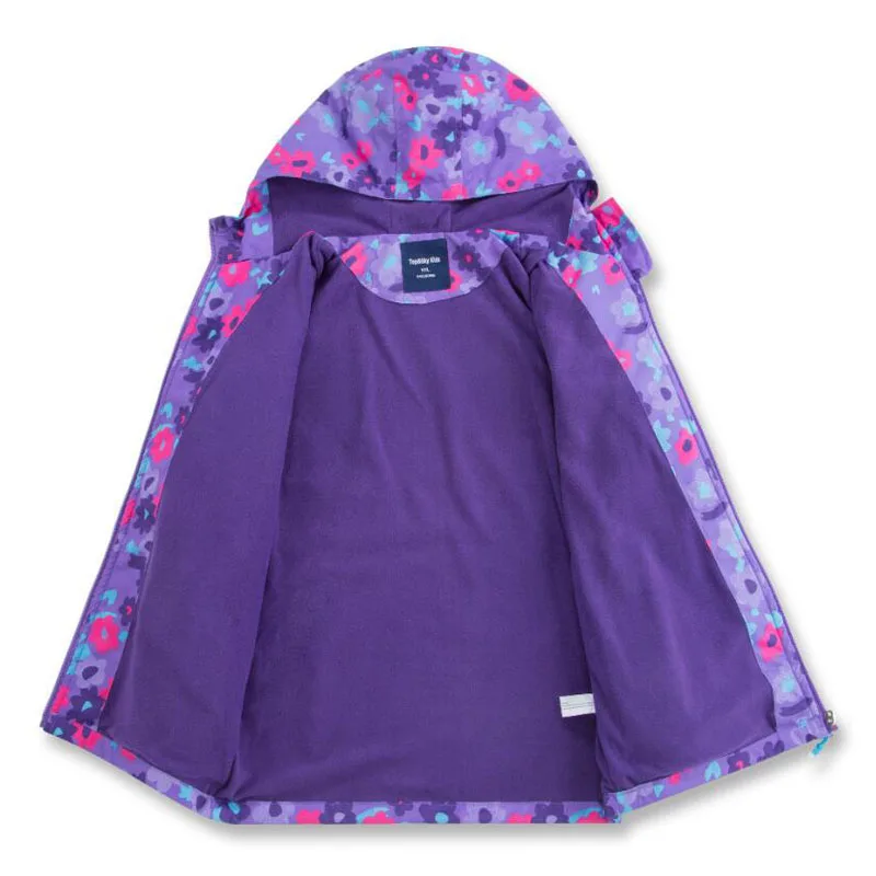 Girl Jacket Polar Fleece Spring Autumn Winter Girls Coats Kid Sport Casual Children Jackets Double-deck Waterproof Jackets