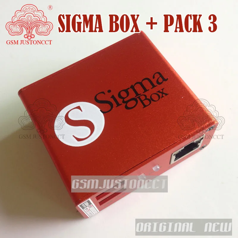 100% Original newest version sigma box with 9 cables with Pack  activation for MTK-based Motorola Alcatel Huawei ZTE Lenovo