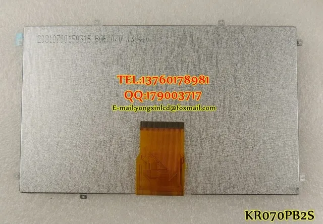 Tela LCD genuína FPC-70001WVTA-3.5 V2 de 7 polegadas para tablet PC dentro da tela
