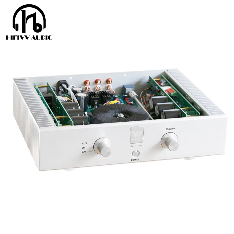 

HIFI Preamplifier combine post amplifier Dual Channel class A&B 2SC2922 2SA1216 MBL6010 Preamplifier C2922/A1216