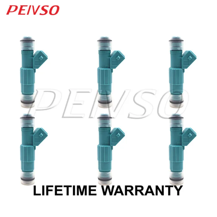 PEIVSO 6pcs 0280155777 92140536 Fuel Injector For Holden Statesman VQ VR VS VT WH WK Commodore VL VN VG VP VU VX VY 3.8 5.0