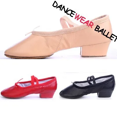 Leather Practice Dance Shoes Teacher Teaching Dance Shoes Ballet Shoes With Heels Discount Wholesale