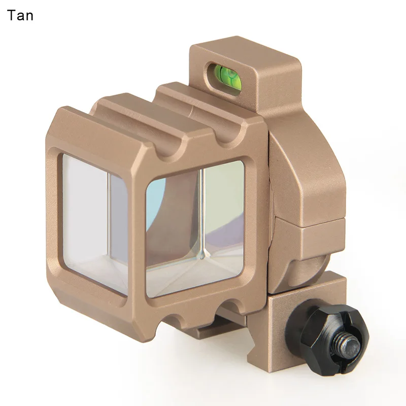 E.T Dragon Angle Sight Full Metal Reflect Airsoft Mirror Corner Sight 360 Rotate Reddot Holographic For Wargame CQB GZ1-0401