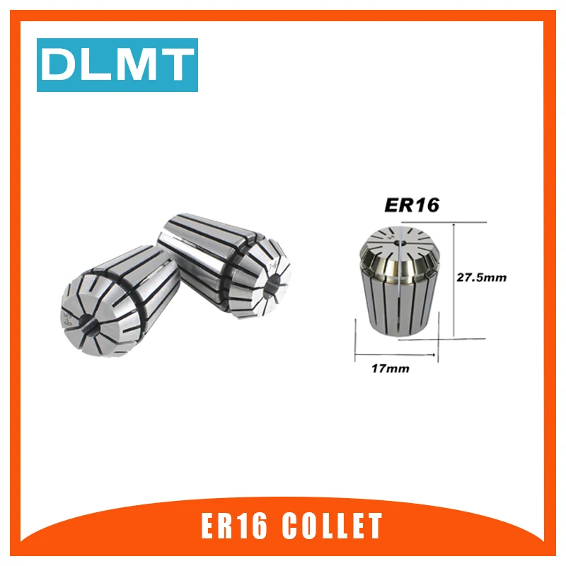 1pcs ER16 1-10MM 1/4  6.35 1/8 3.175 1.5 2.5 3 4 5 6 7 8 9 10mm Spring Collet Set For CNC Engraving Machine Lathe Mill Tool