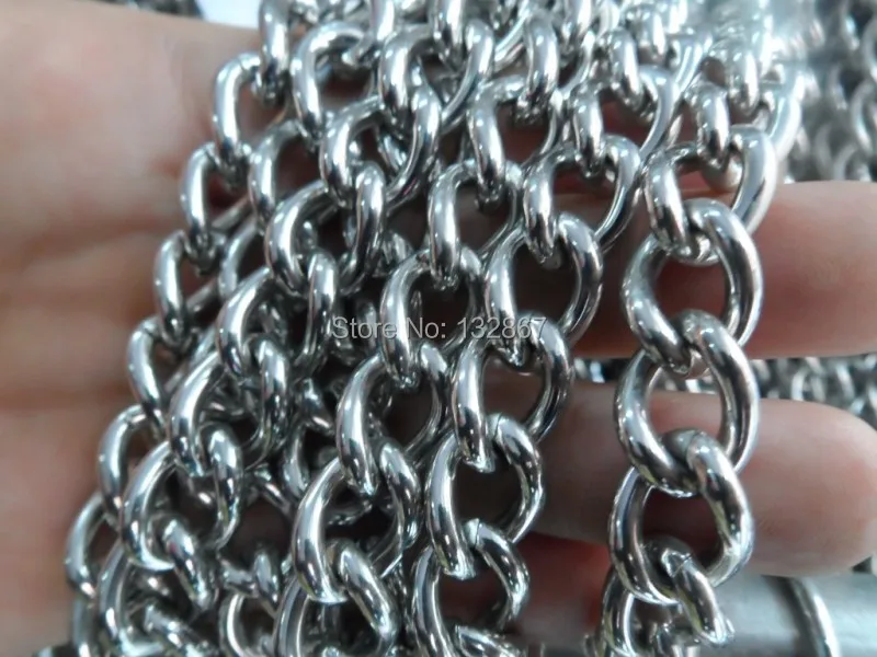 3 meters 8.8mm High Quality Chain Stainless Steel Jewelry Finding Chain in bulk