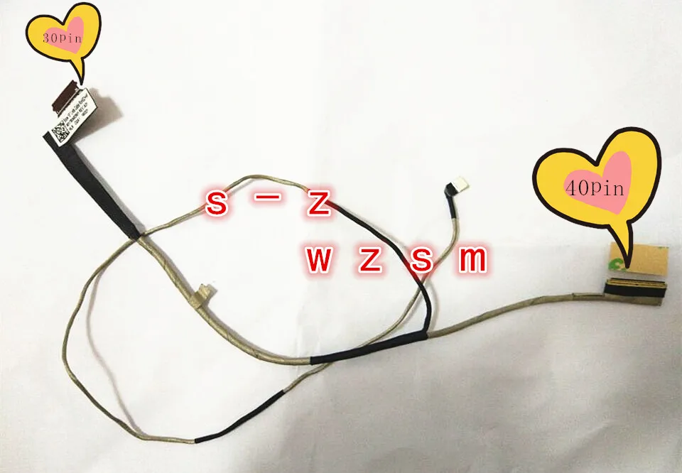 WZSM Genuine New Laptop LCD Cable For HP 350 G1 355 G2 340 248 6017B0482501  sonw 15 lvds cable rohs2+hf