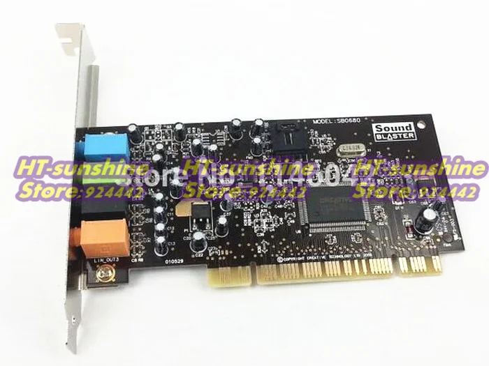 100% Original SOUND BLASTER 5.1 SB0680 PCI sound card For CREATIVE