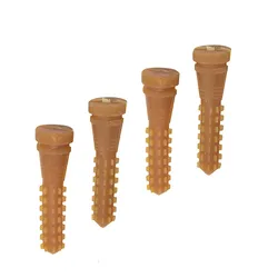 50 pcs 95mm Poultry Plucking Fingers Hair Removal Machine Glue Stick Chicken Plucker Beef tendon material corn rod