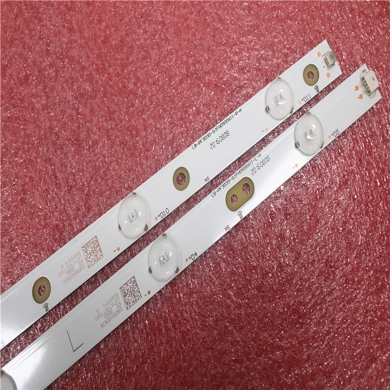 Fita de led retroiluminada philips 50 polegadas 100% mm, peças de tv e computador, 2 peças