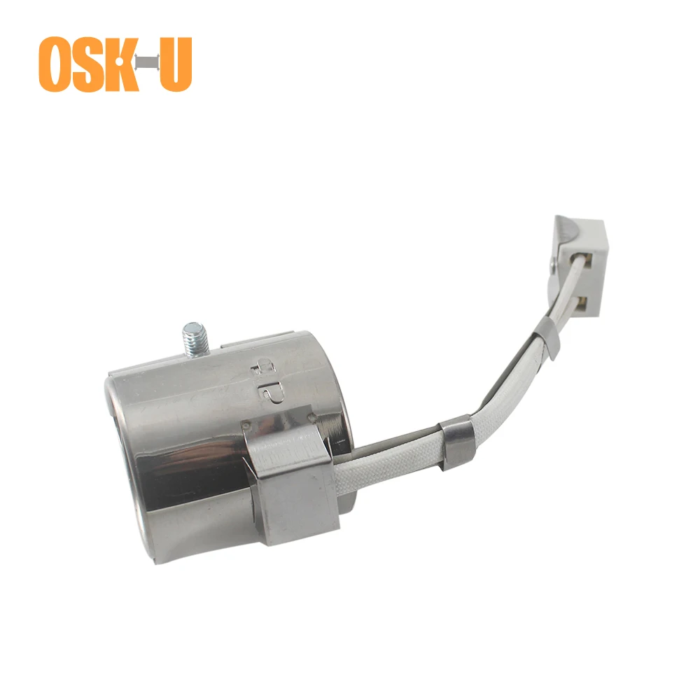 Stainless Steel Band Heater Element 45mm ID 45/50/55/60mm Height Ceramic Electric Heating Element for Packing Printing Machine