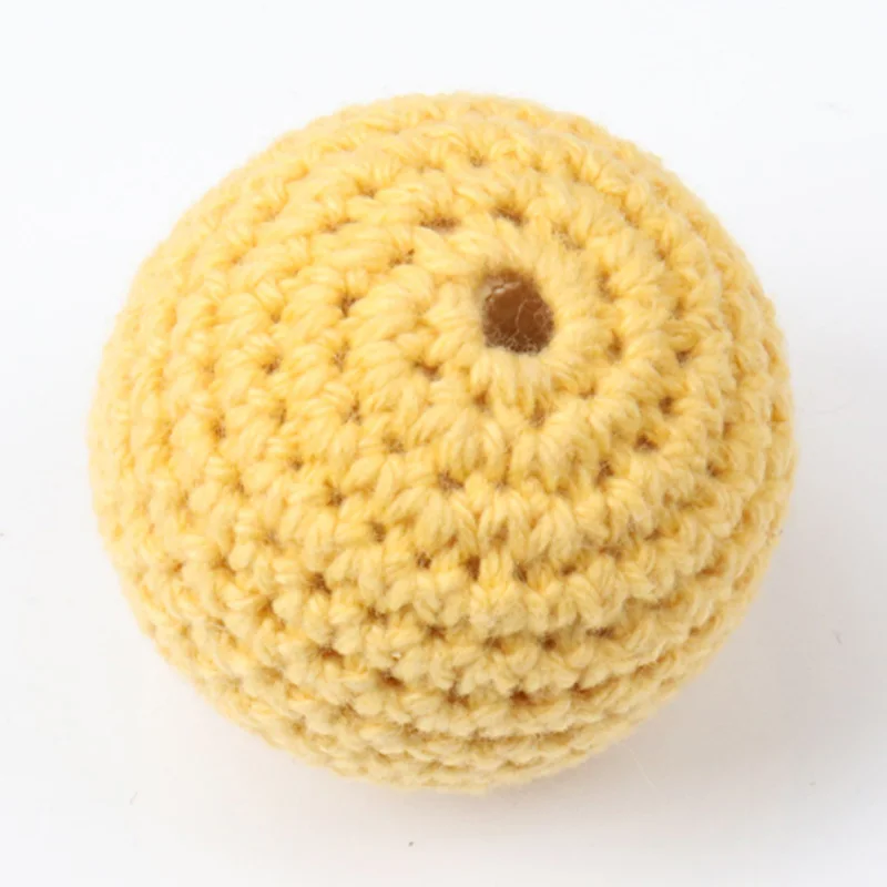 1 PCS Elegant 30mm Crochet Beads Woolen Yarn For Choose Knitted By Cotton Thread DIY Jewellery Making KL75