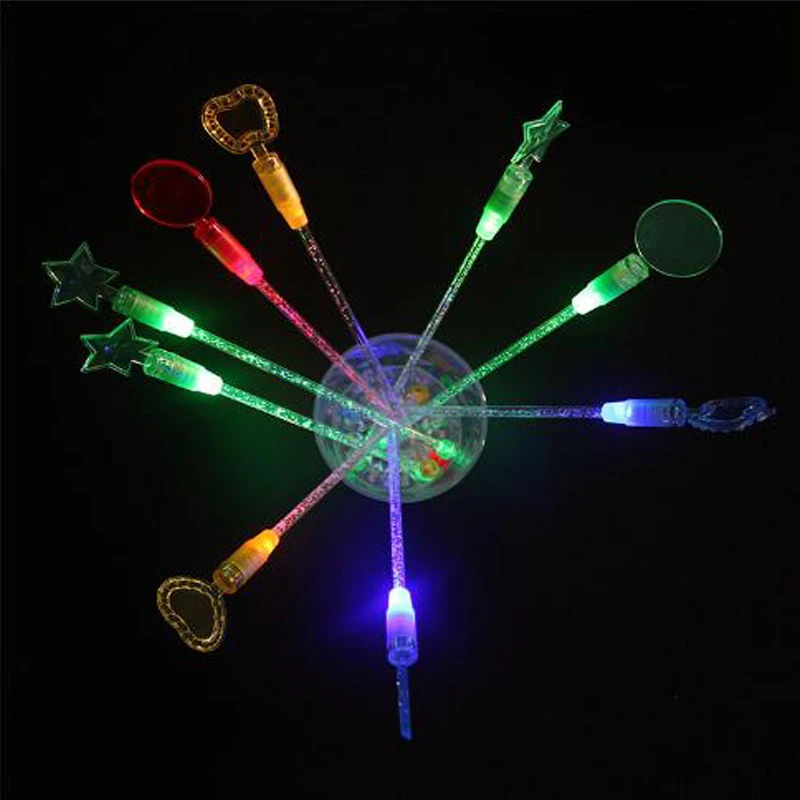 Christmas Led Luminous Toys Light LED Glowing Stir Bar Flashing Light Up Toy Bar Club Stick Toy Party Led Party Supplies