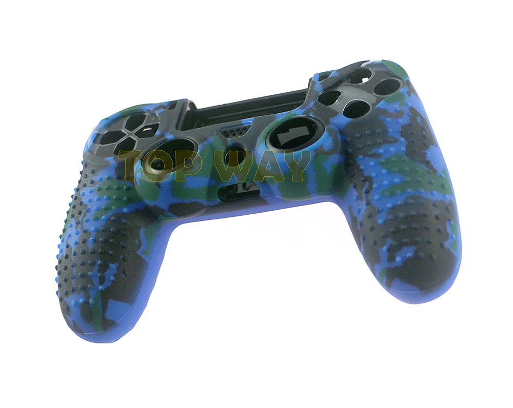 Anti-Slip Silicone Grip Case para PS4 Slim Pro Controller, Studded Skin Protective Cover, Soft, 1Pc
