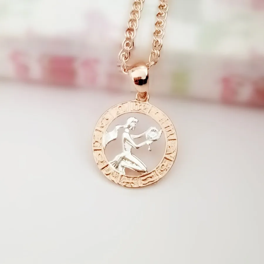 Sign of Zodiac Pendant Women Men Pendants Constellation pendant New Fashion Women Jewelry Trendy Metal Women Pendants