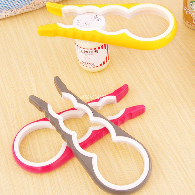 

200pcs 4 in 1 Multifunction Screw Cap Jar Bottle Wrench Creative Gourd-shaped Can Opener Screw Kitchen Tool Free Fast Shipping