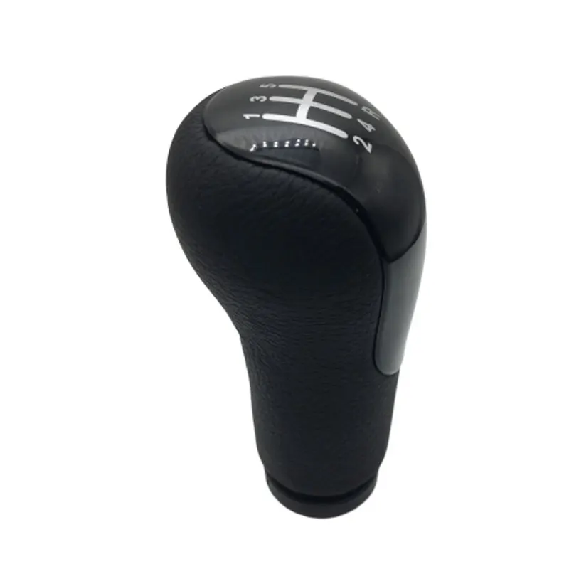 For Ford FIESTA FUSION 2002 - 2008 MT 5 6 speed Black Car Shift Gear Knob Handle With Dust Cover Car Styling