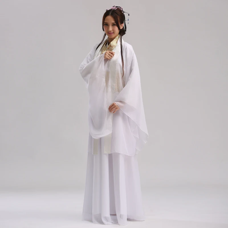 Female Vintage Hanfu Stage Clothes Cosplay usure de la scene vestido largo Traditional Chinese Costumes For women ancient wear