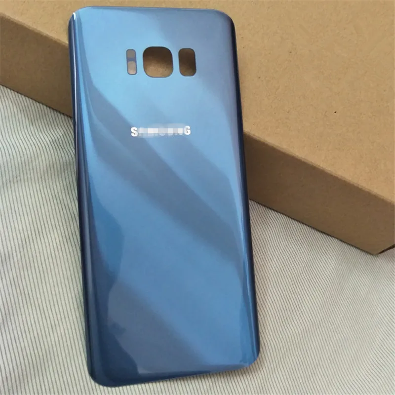 Per Samsung Galaxy S8 S8 + Caso Della Copertura Posteriore della Batteria 3D di Vetro Posteriore Della Copertura Dell\'alloggiamento di Ricambio per