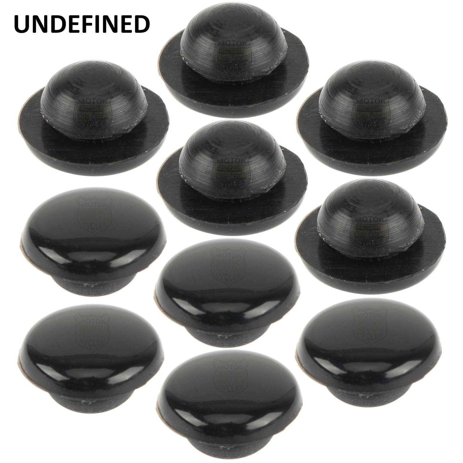 Motocross Accessories 10pcs Black Rubber Insert Pads Skidproof For Harley Touring 1986-2018 Cut Floorboards UNDEFINED