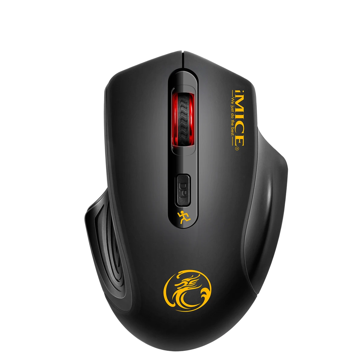 Wireless Mouse 2000DPI Adjustable USB 3.0 Receiver Optical Mouse Komputer 2.4GHz Gaming Mouse Desain Ergonomis Untuk Laptop