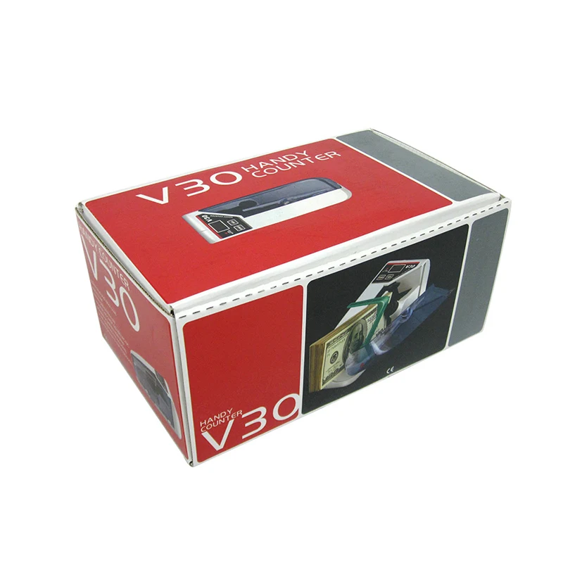 V30 Money Counter Fast Count 999 Bills Per Minute, Professional Cash Counting Machine,Multiple Currencies Can Be Used