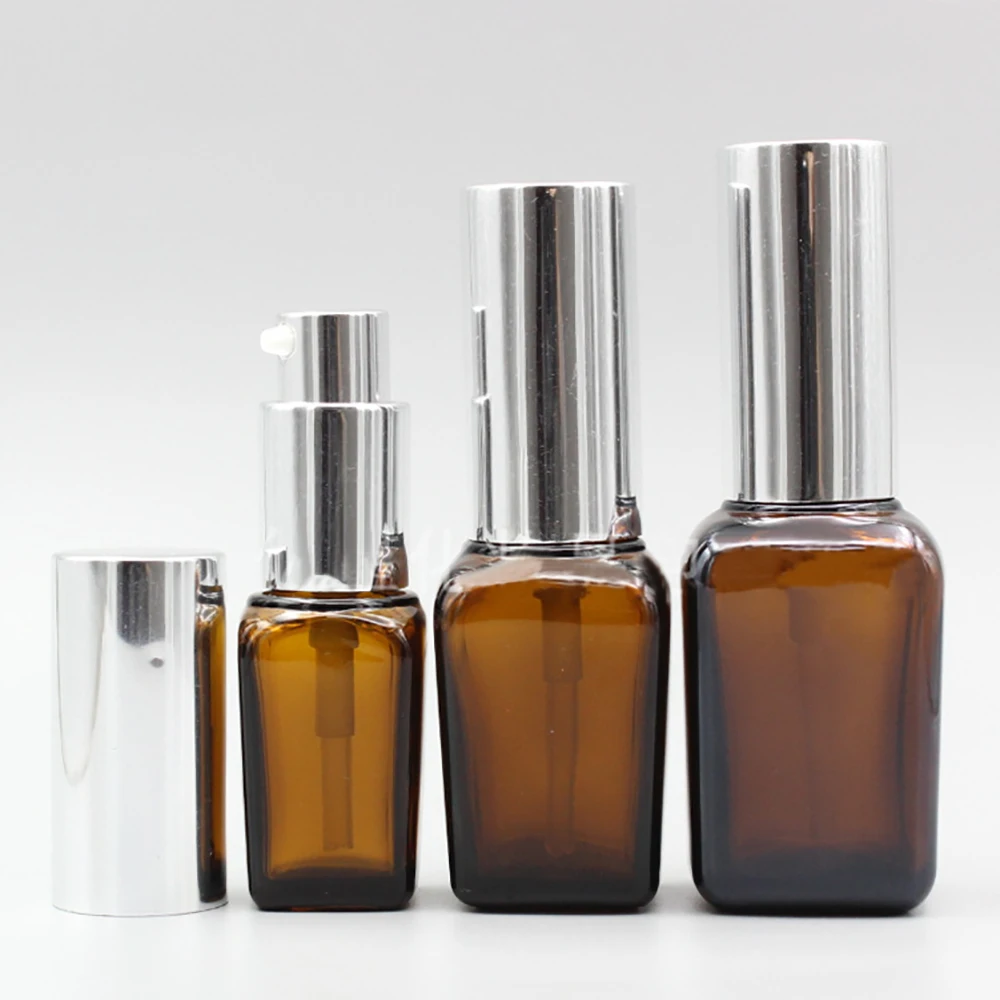 

100pcs 30ml Empty Skin Care Cream Container With Lotion Pump Bottle 1 oz