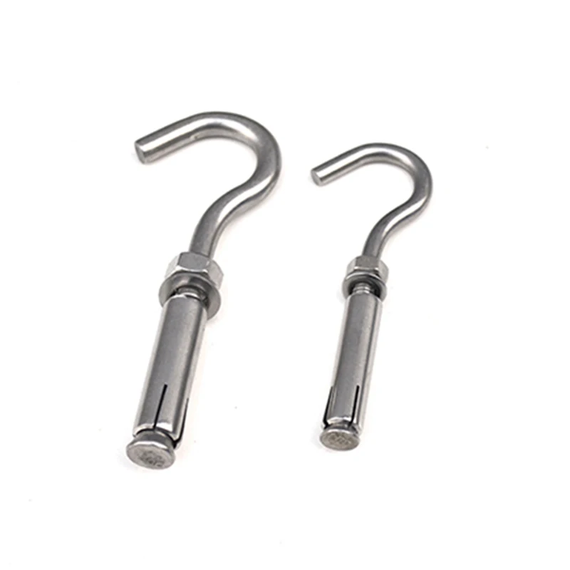 LUCHANG M6 M8 M10 M12 201 Stainless Steel Expansion Screw Open Cup Lifing Hanging Hook Concrete Anrchor Bolt