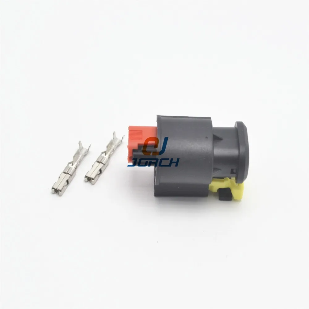 2sets 2Pin waterproof sensor VVT plugs auto cam into the exhaust solenoid valve harness connector 284556-1 image 2