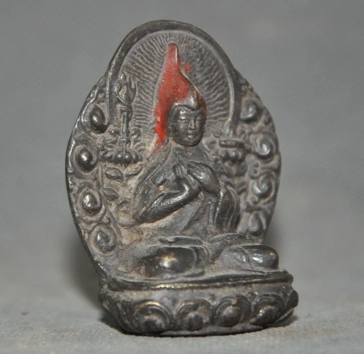 Tibetan Buddhism temple bronze Je Tsongkhapa master Guru Lama Buddha statue