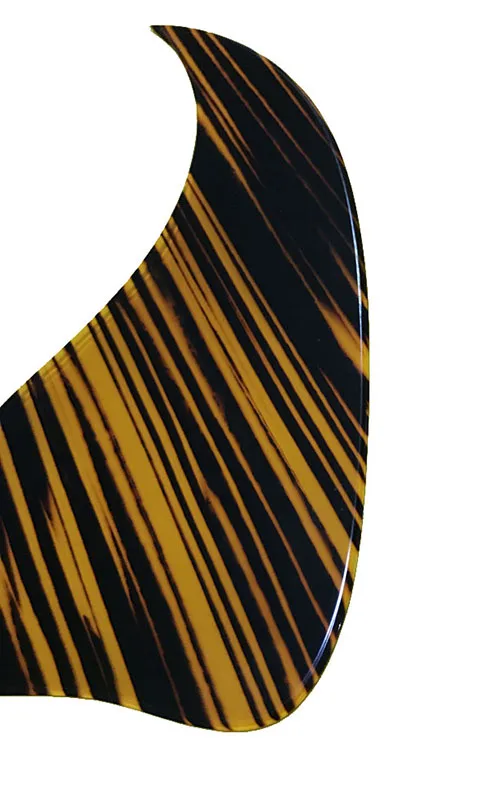 Pleroo Custom Guitar Parts - DIY Acoustic Guitar Pick guard Blank sheets Guitar Parts, Yellow stripe