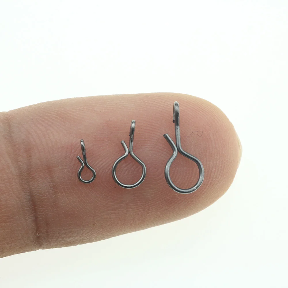 100pcs Fly Fishing Snap Swivel