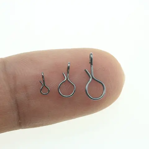 100pcs Fly Fishing Snap Swivel rompin