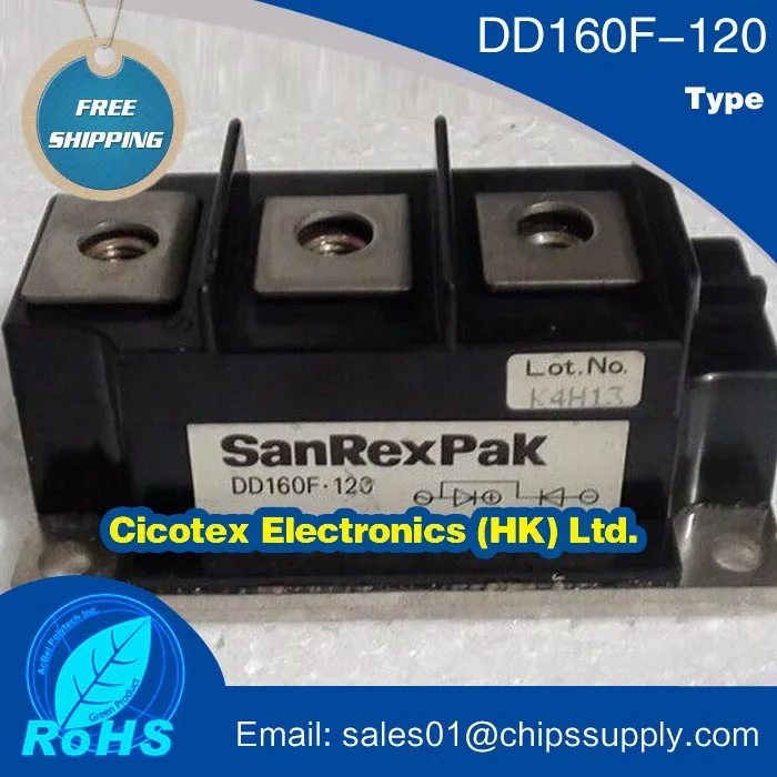 DD160F-120 DIODE MODULE DD160F120 DD160 F-120 DD 160F-120 F120