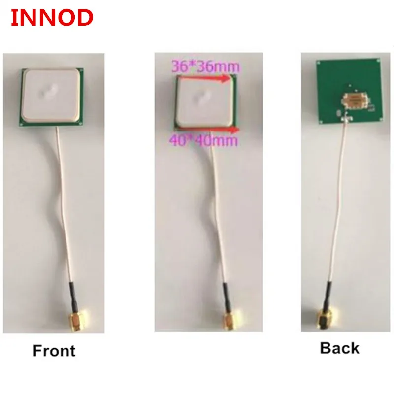 Passive 1dbi short distance micros rfid uhf ceramics antenna 865-868MHZ Circular Polarization sma or ipex connector