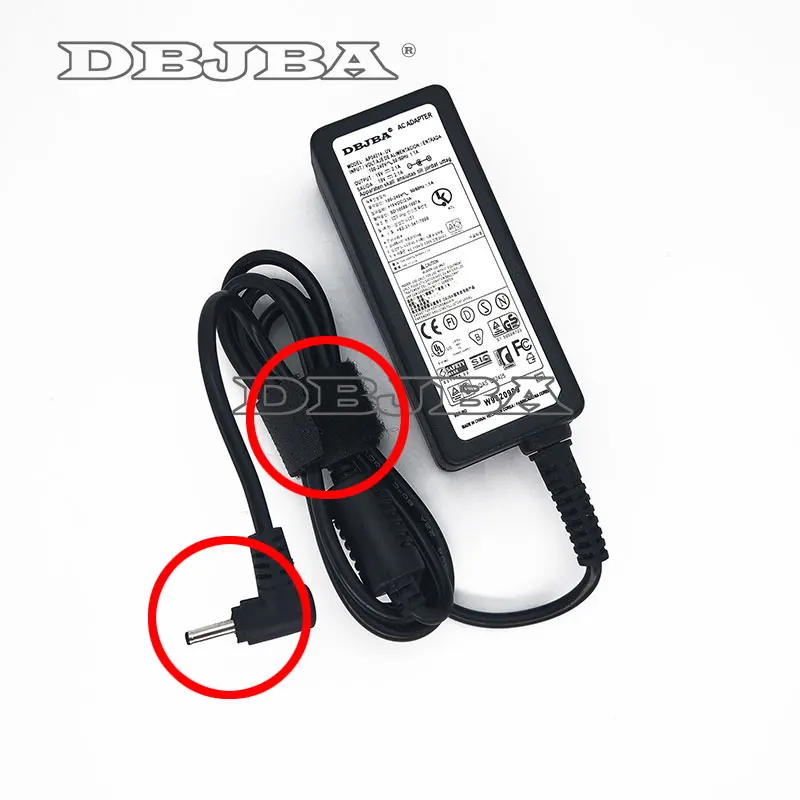 New 19V 2.1A 40W laptop AC power adapter charger for Samsung NP305U1A NP530U3B NP535U3C NP535U4C NP540U3C NP900X1B 3.0mm * 1.0mm