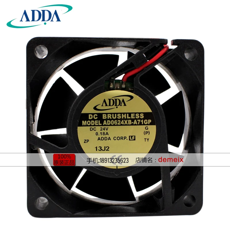 

NEW ADDA AD0624XB-A71GP 6CM 6025 24V 0.18A high air volume cooling fan