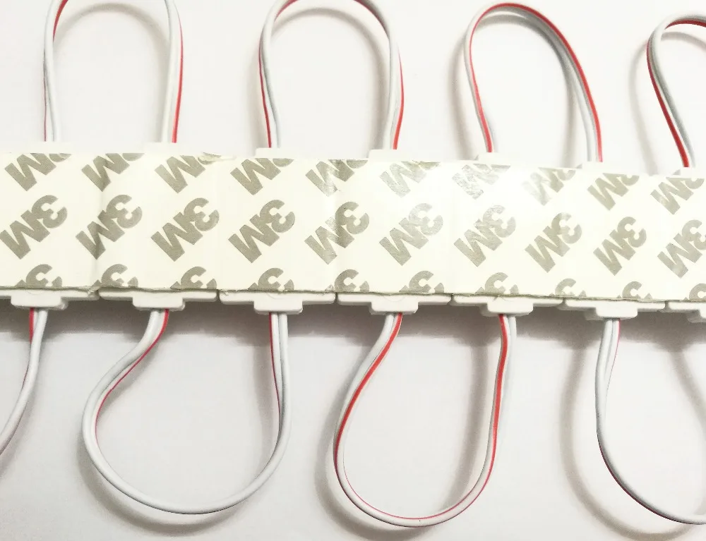 100pcs DC12V high power Waterproof LED Module with injection len (1LED, white, 1.5W) for Double-sided Lightbox high brightness