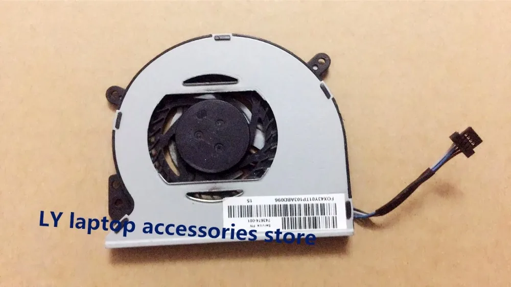 For HP Chromebook 14-Q 14-Q010DX 14-Q039WM original laptop CPU cooling fan 743674-001