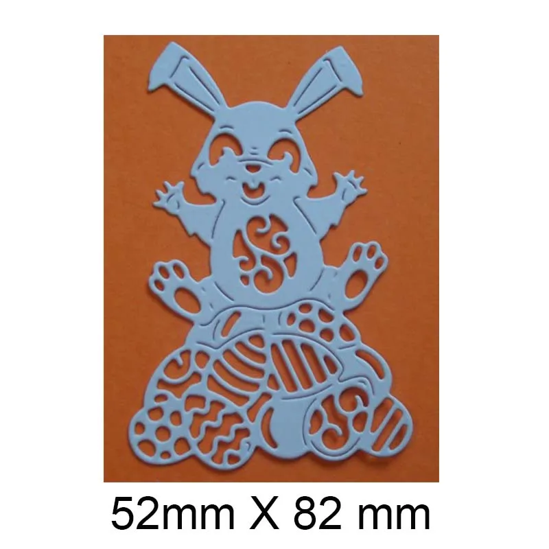 

Cute Easter Bunny Rabbit Metal Cutting Dies Stencils for DIY Scrapbooking Photo Album Decorative Embossing Card Crafts Die Cut