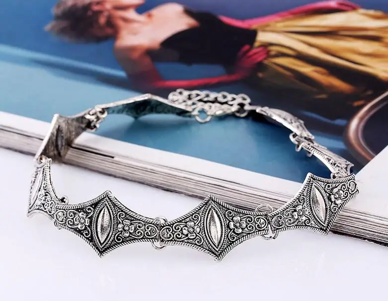 30+7cm boho bamboo pattern alloy fashion choker jewerly