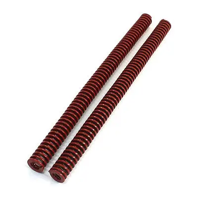 

20mm x 10mm x 300mm US Standard Red Chromium Alloy Compression Spring 2 Pcs