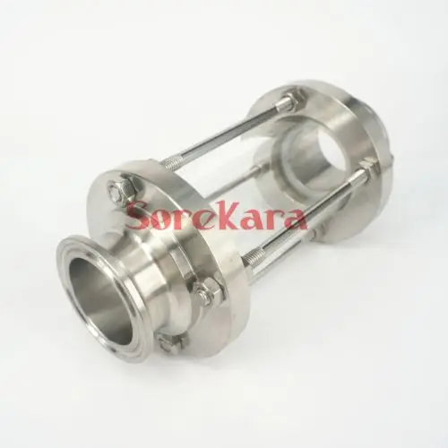 Visor sanitário com fluxo de vidro, ideal para programação caseira, 89mm de diâmetro, 3.5 polegadas