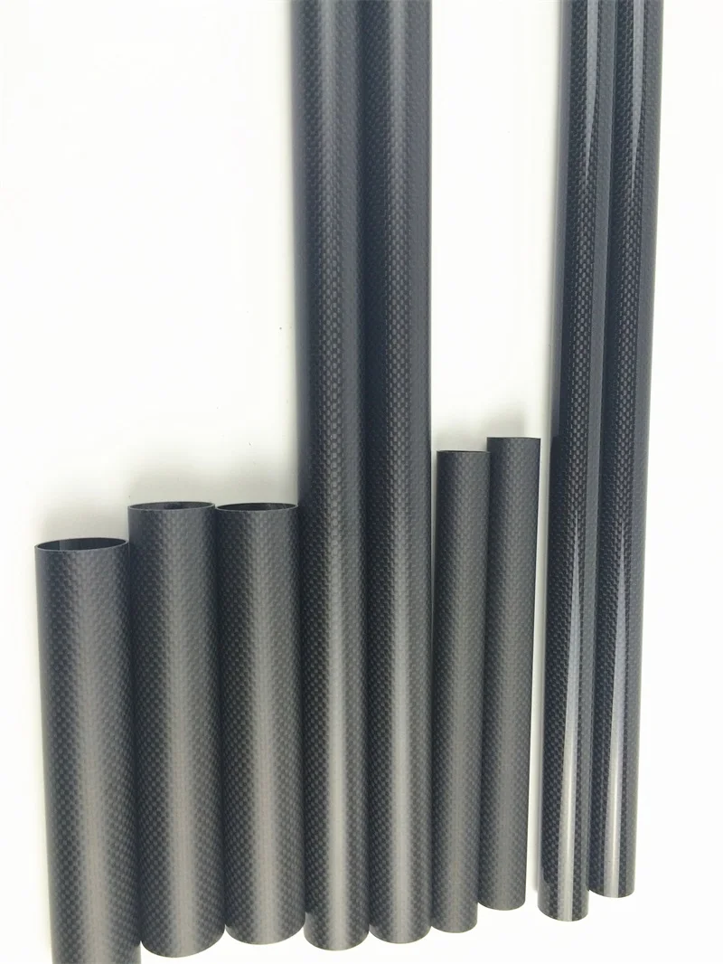 4pcs/lot 8MM OD x 6MM ID x 500MM Roll 3k Matte Carbon Fiber tube Quadcopter arm Hexrcopter Remote Control Toy parts