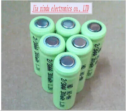 NEW 1.2V 2/3AAA 300MAh 1.2V300mah 2/3 AAA NI-MH  rechargeable battery Nickel metal hydride charging battery batteries 10PCS/LOT