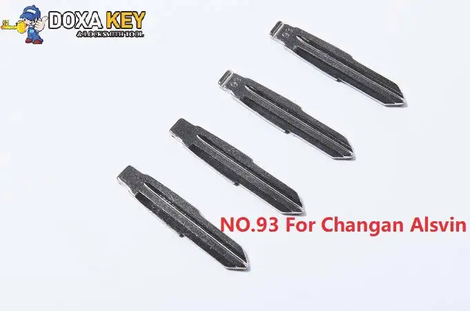 

(5pcs) NO.93 Key Blade Replacement Flip Floding Blade Car key Blank For Changan Alsvin