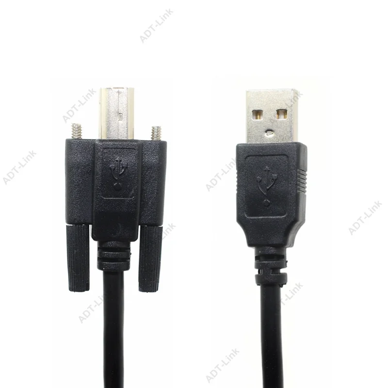 

USB2.0 B Male Printer Interface Data Cable USB Type B BM With screw locking For Machine Vision Industrial Camera