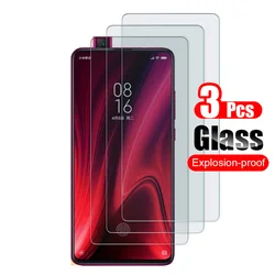 3Pcs Tempered Glass For Xiaomi Mi 9T Pro Screen Protector For Xiaomi Redmi K20 Pro Protective Film 9H Anti-scratch Glass